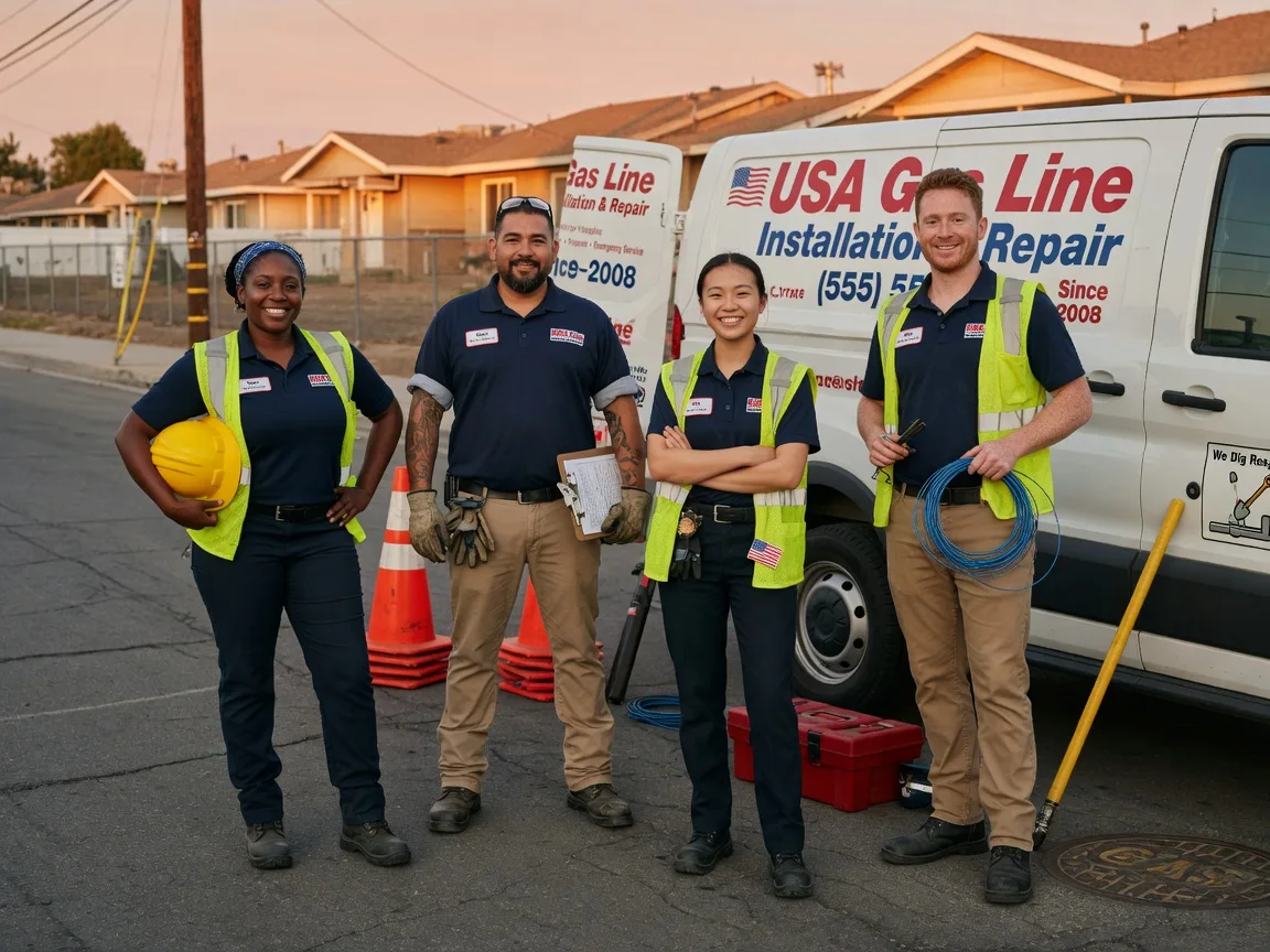 Gas Line Installation company in Huggins, MO